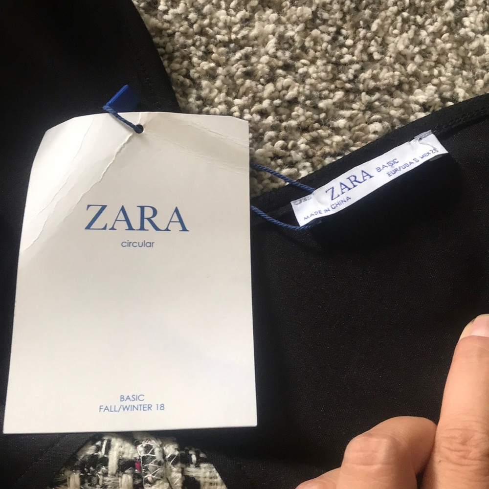 Zara Basic Black Cami - image 5